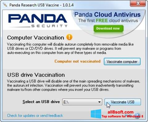 Screenshot Panda USB Vaccine Windows 8