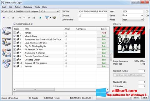 Screenshot Exact Audio Copy Windows 8
