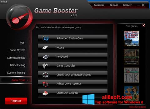 Screenshot Game Booster Windows 8