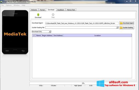 Screenshot FlashTool Windows 8