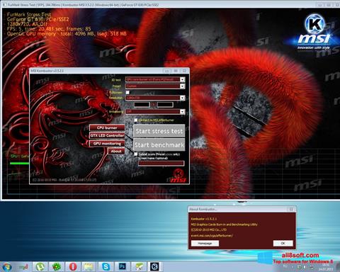 Screenshot MSI Kombustor Windows 8