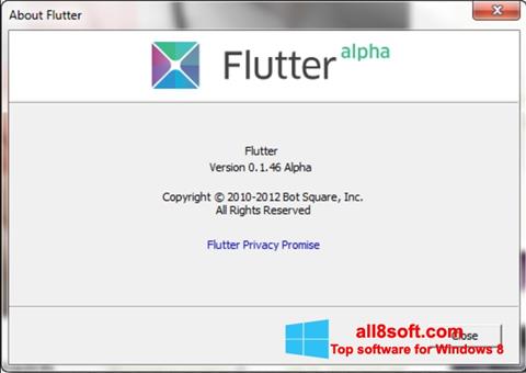 Screenshot Flutter Windows 8