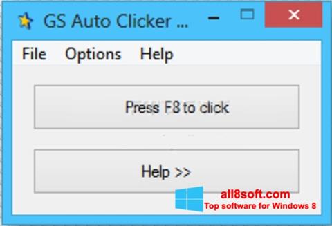 Screenshot GS Auto Clicker Windows 8