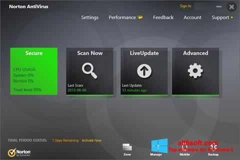 Screenshot Norton AntiVirus Windows 8