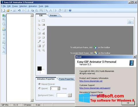 Screenshot Easy GIF Animator Windows 8