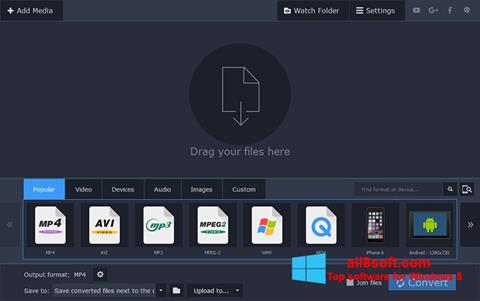 Screenshot Movavi Video Converter Windows 8