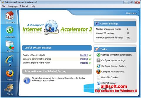 Screenshot Ashampoo Internet Accelerator Windows 8