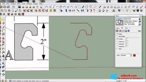 Screenshot SketchUp Windows 8